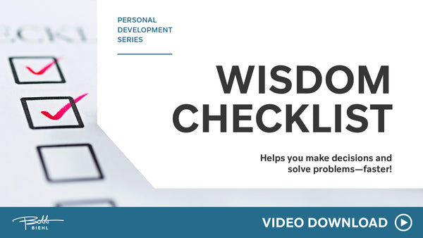 Wisdom Checklist — Video
