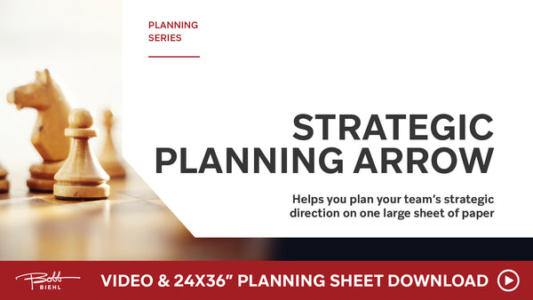 Strategic Planning Arrow Video and 24" x 36" Planning Sheet Download