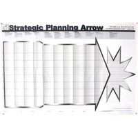 Strategic Planning Arrow 24" X 36" Planning Sheet